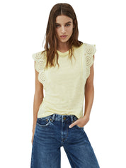 T-shirt Giallo Pepe Jeans
