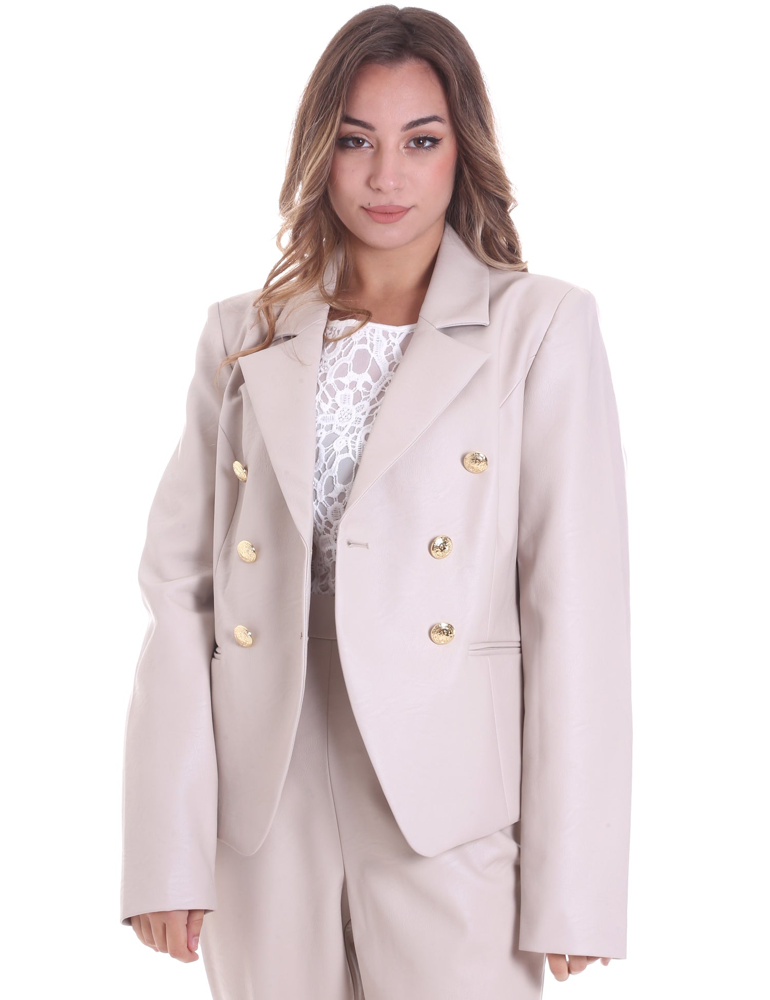 Blazer Beige Fracomina
