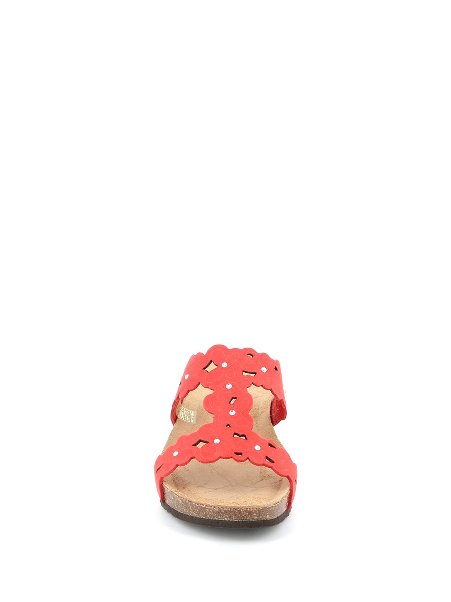 Sandali zeppa Rosso Grunland