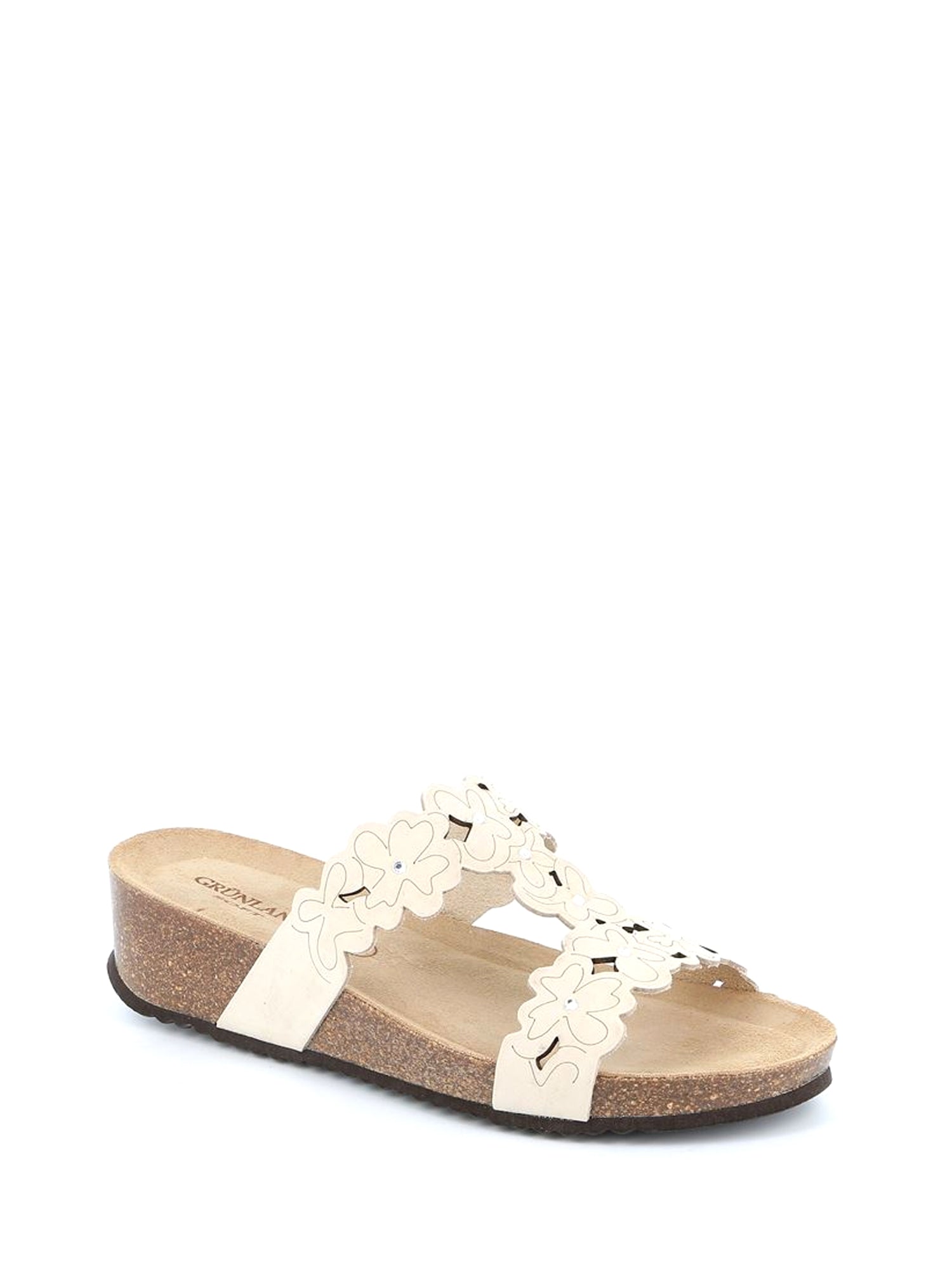 Sandali zeppa Bianco Grunland