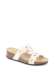 Sandali zeppa Bianco Grunland