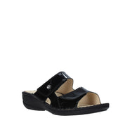 Sandali con strappi Nero Grunland