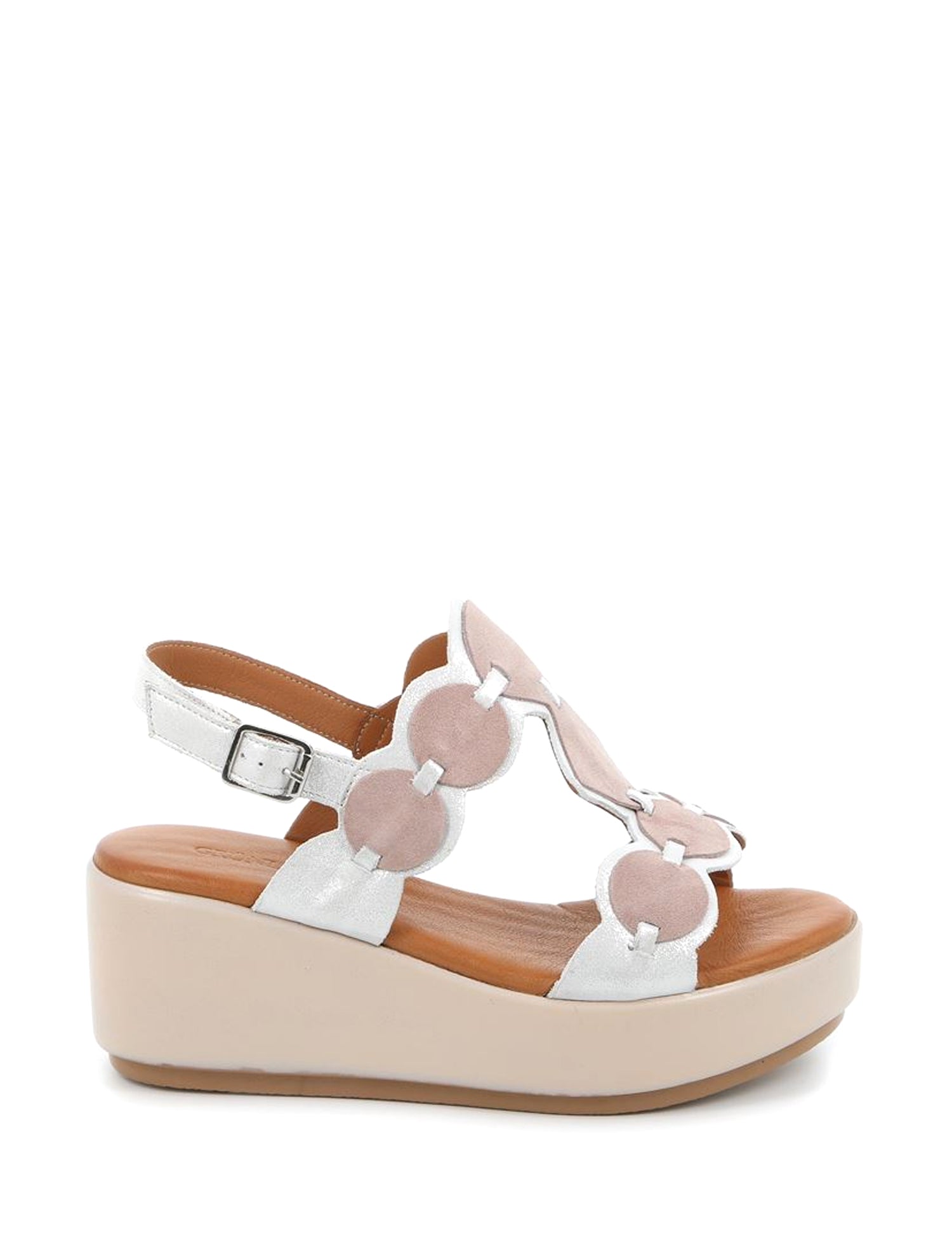 Sandali zeppa Rosa Grunland