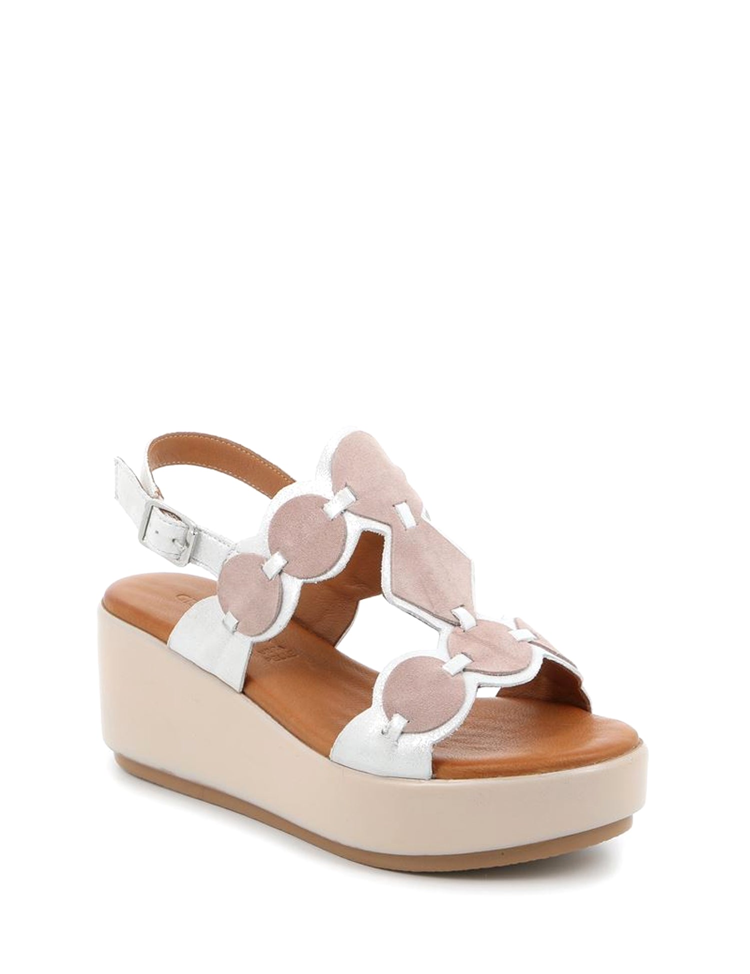 Sandali zeppa Rosa Grunland