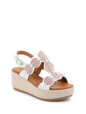 Sandali zeppa Rosa Grunland