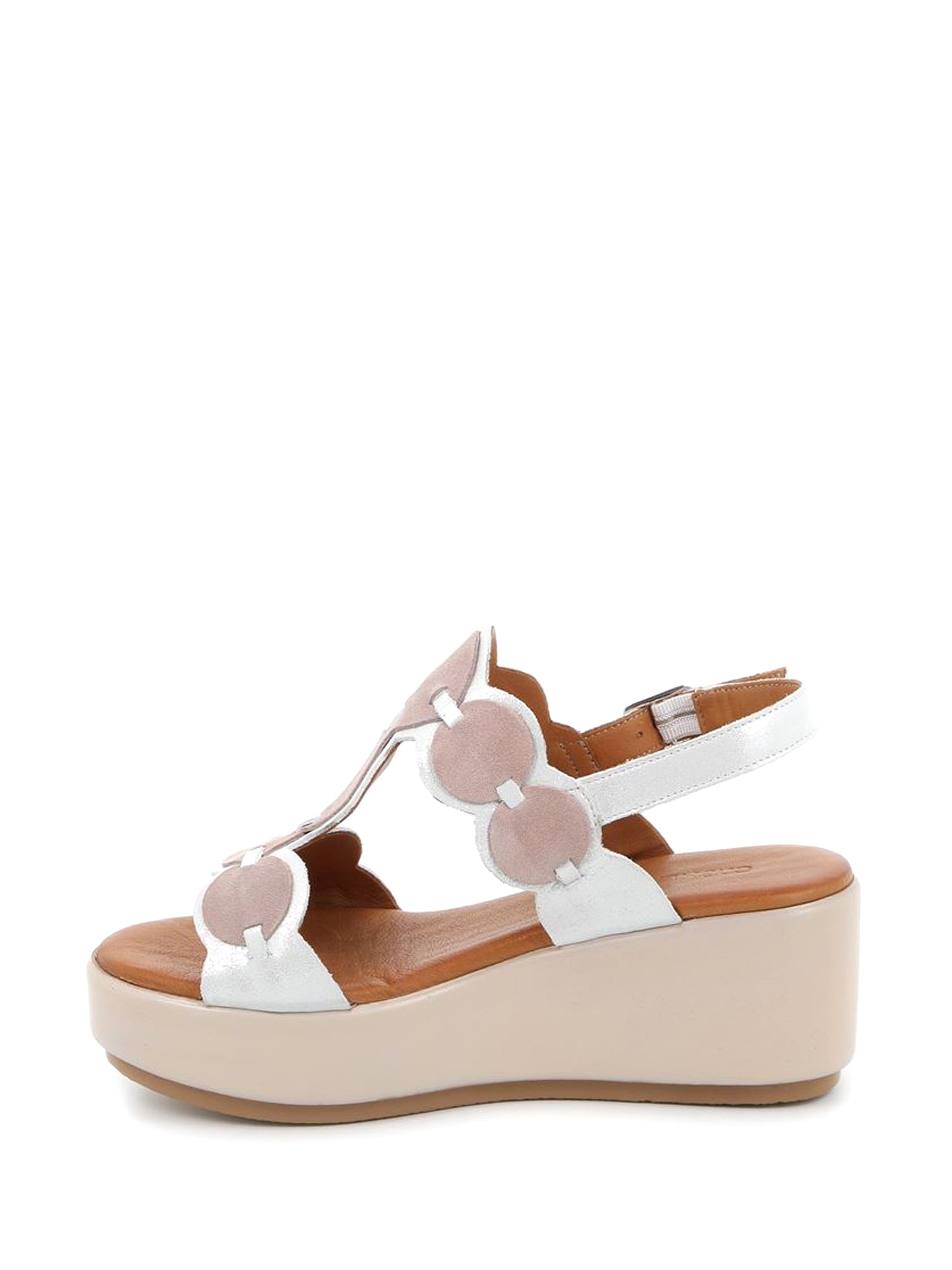 Sandali zeppa Rosa Grunland