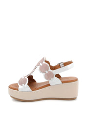 Sandali zeppa Rosa Grunland