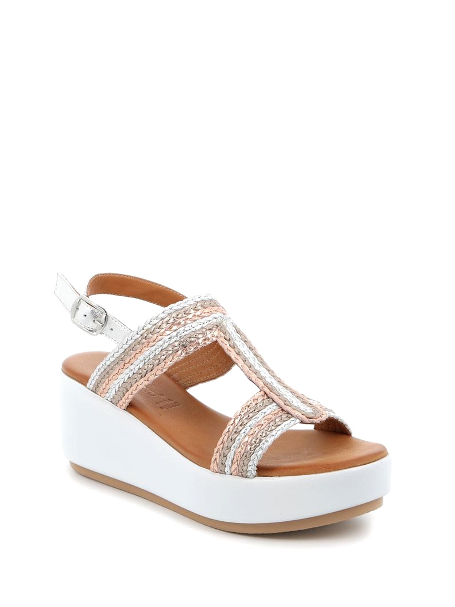 Sandali zeppa Rosa Grunland