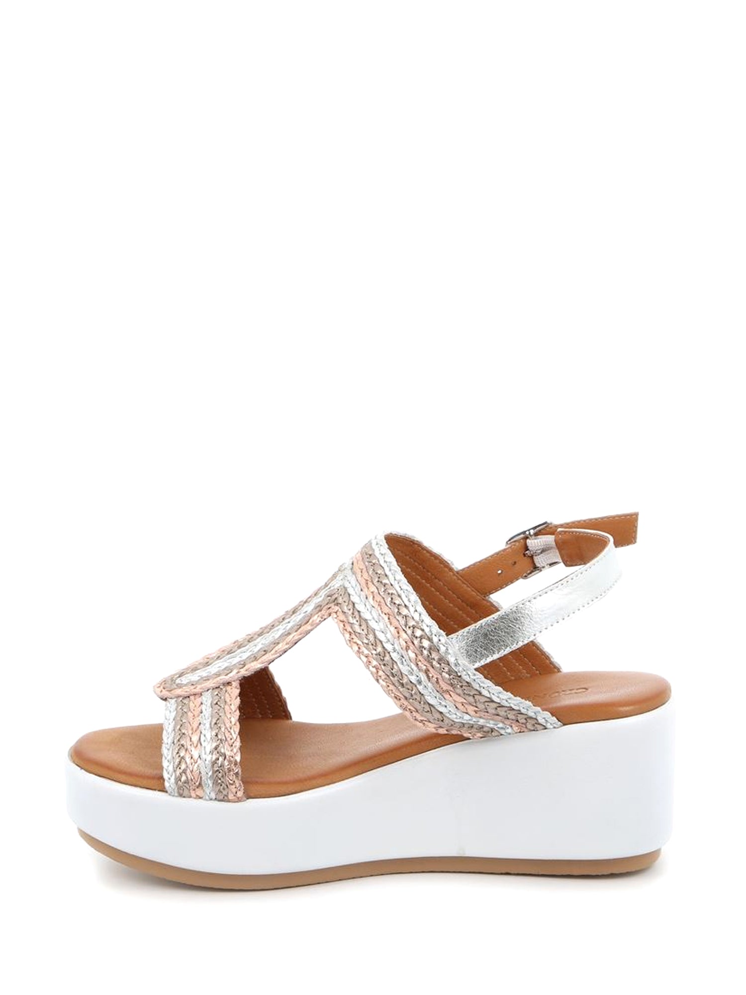 Sandali zeppa Rosa Grunland