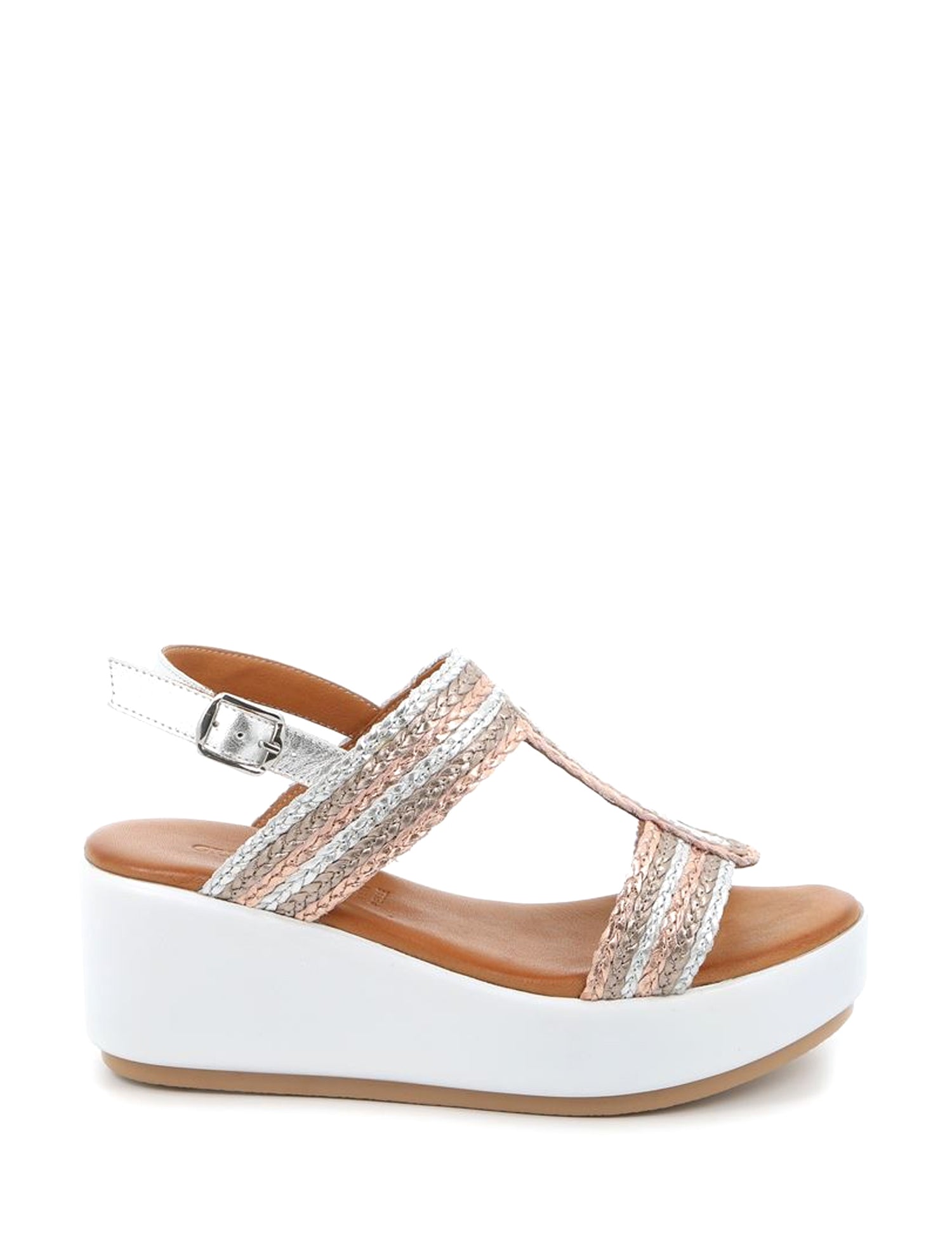 Sandali zeppa Rosa Grunland