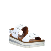 Sandali zeppa Bianco Grunland