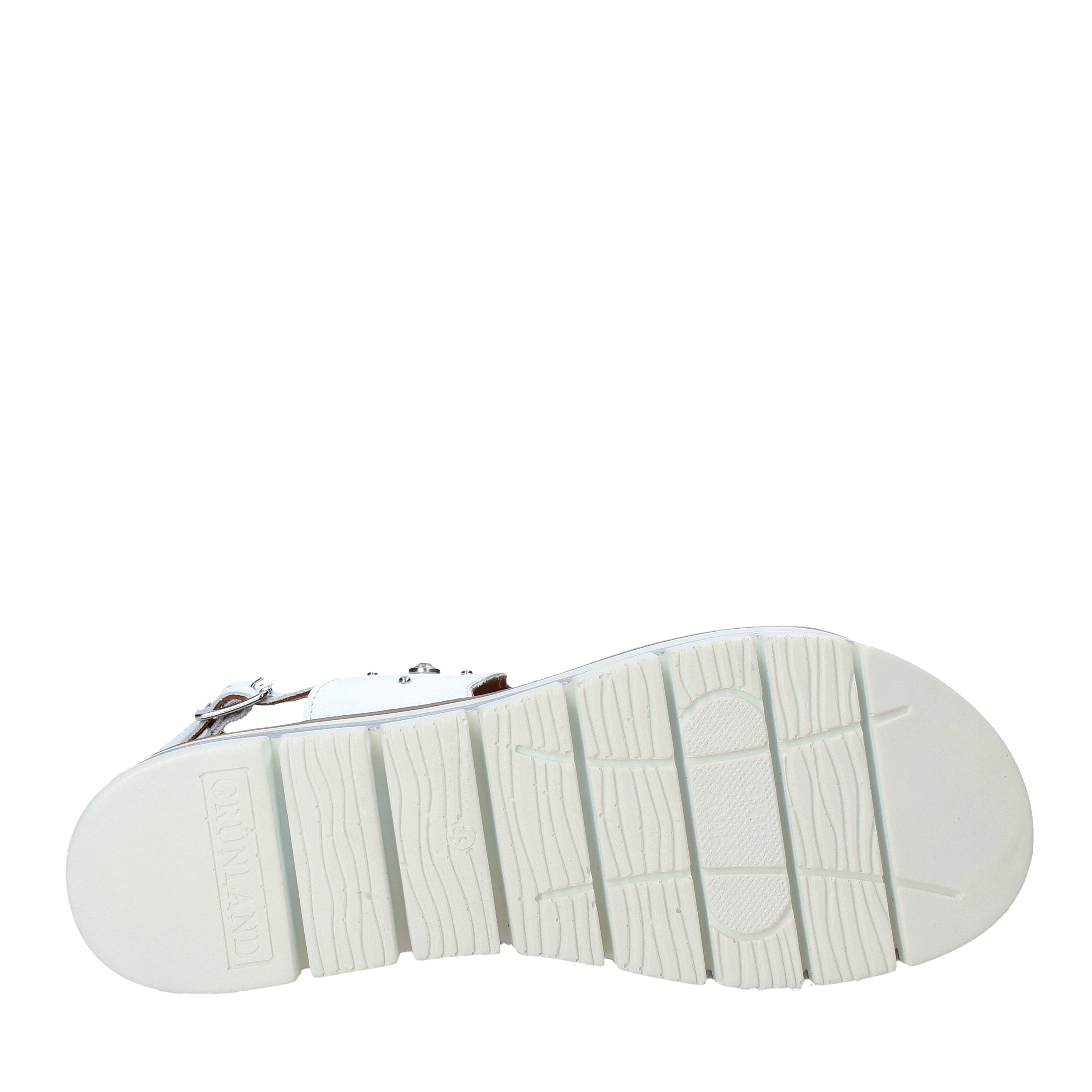Sandali zeppa Bianco Grunland