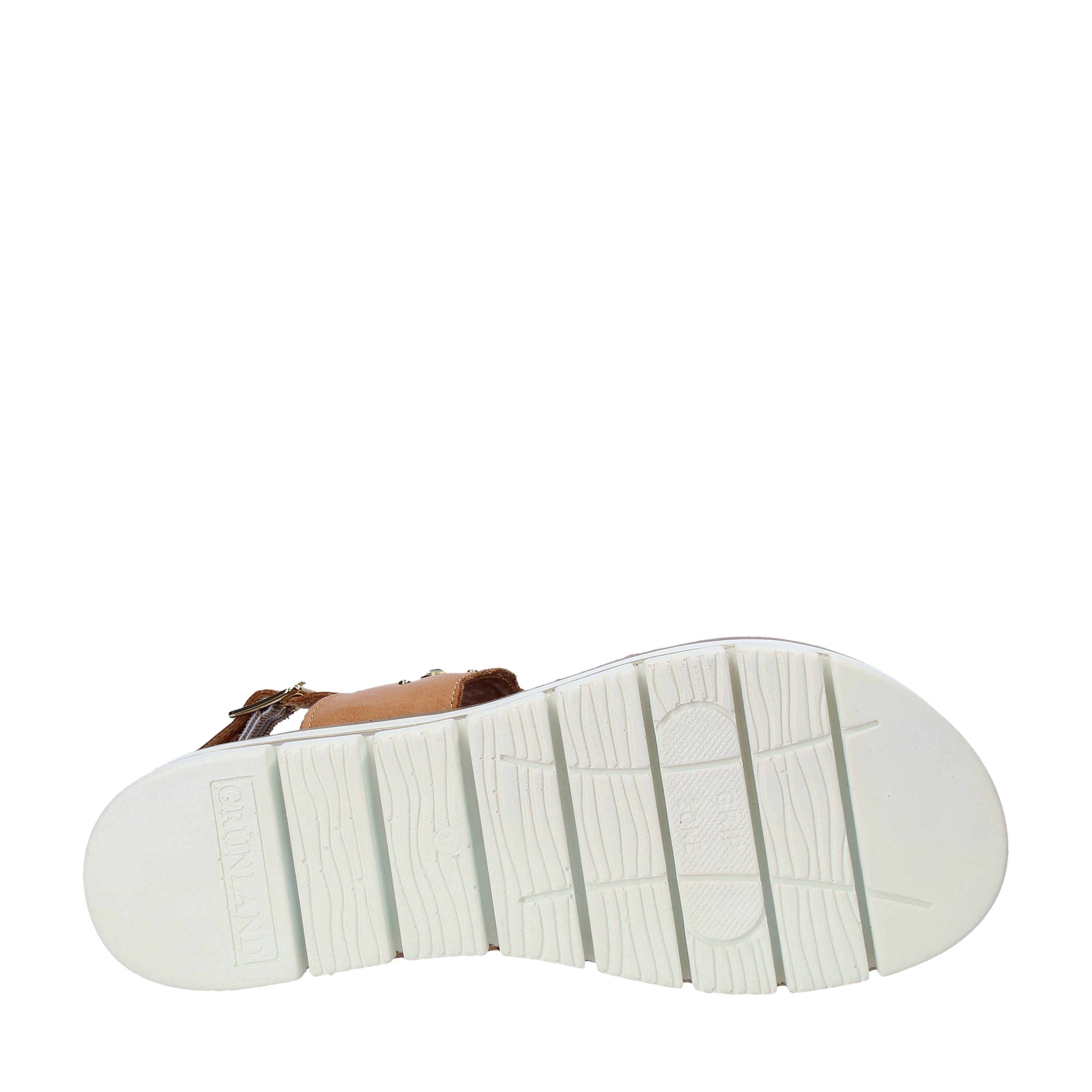 Sandali zeppa Cuoio Grunland