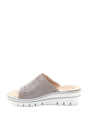 Sandali zeppa Grigio Grunland
