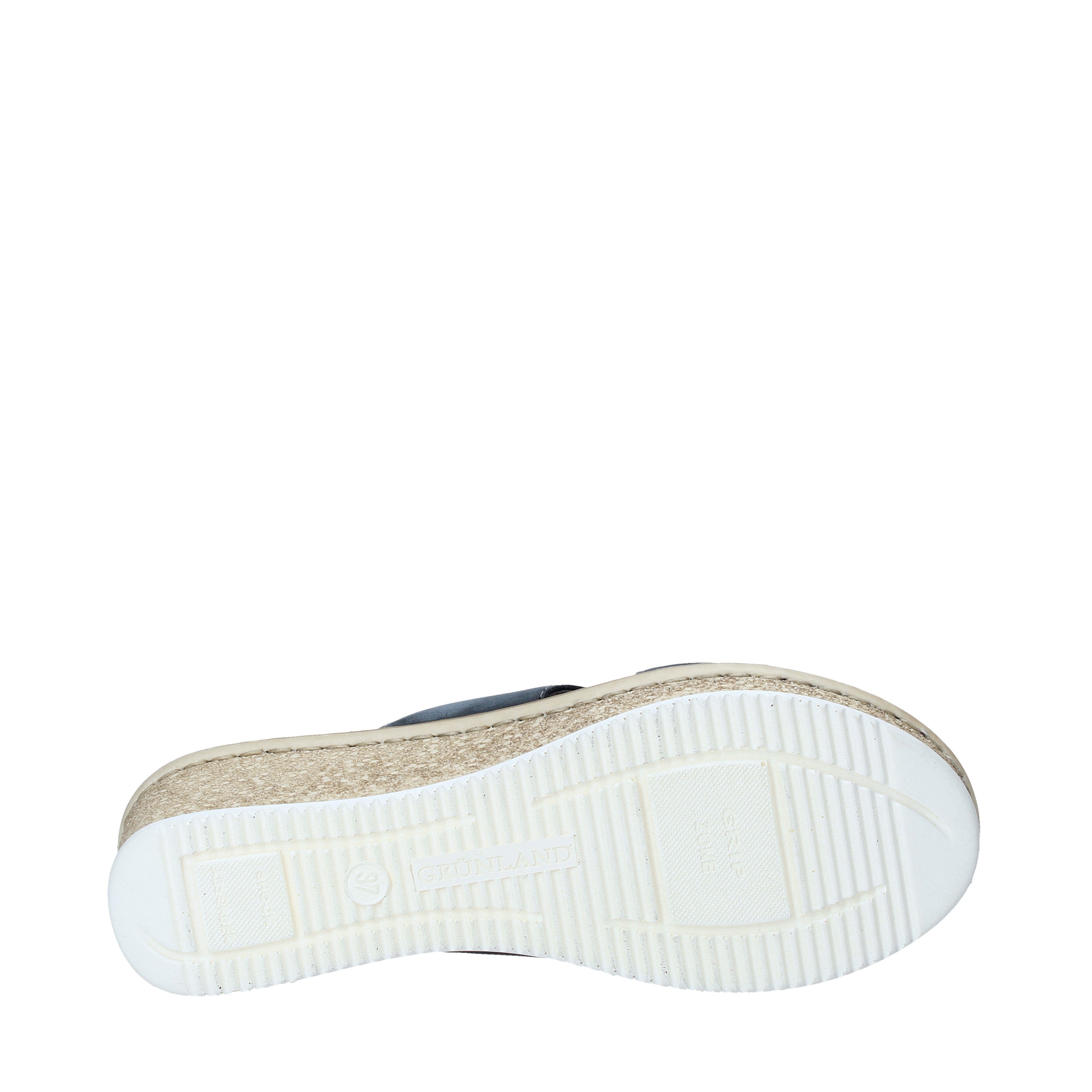 Sandali zeppa Blu Grunland