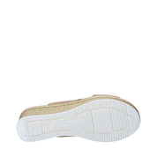 Sandali zeppa Beige Grunland