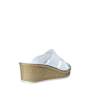 Sandali zeppa Bianco Grunland