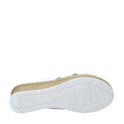 Sandali zeppa Bianco Grunland