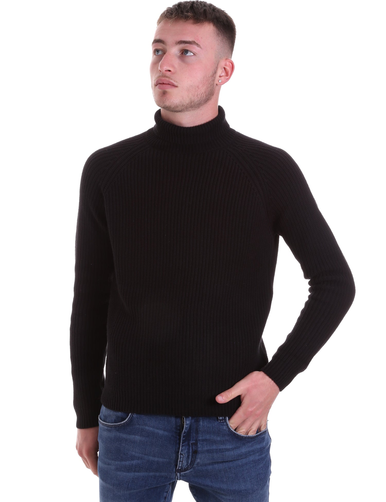 Maglie a collo alto Nero Antony Morato