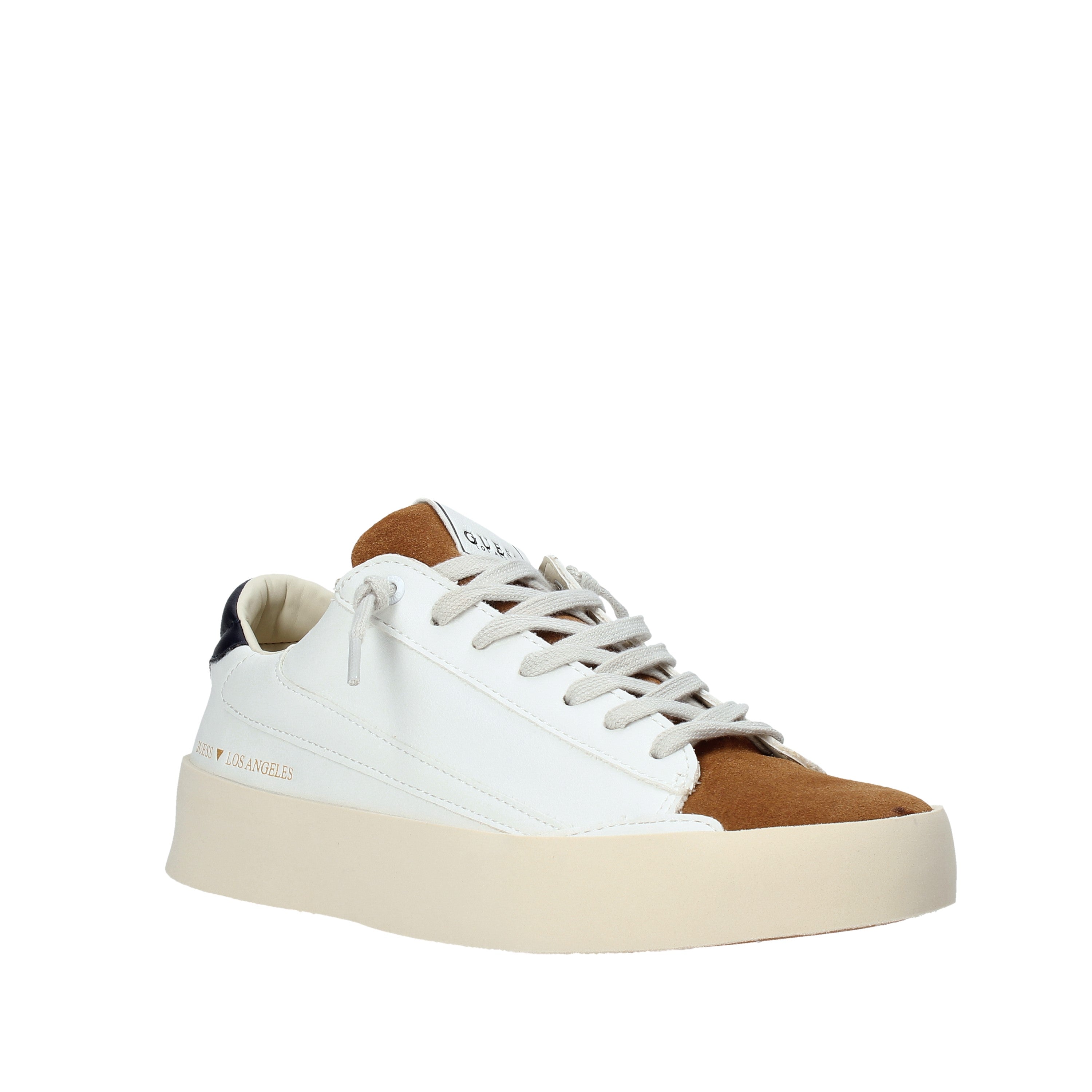 Sneakers Bianco Marrone Guess