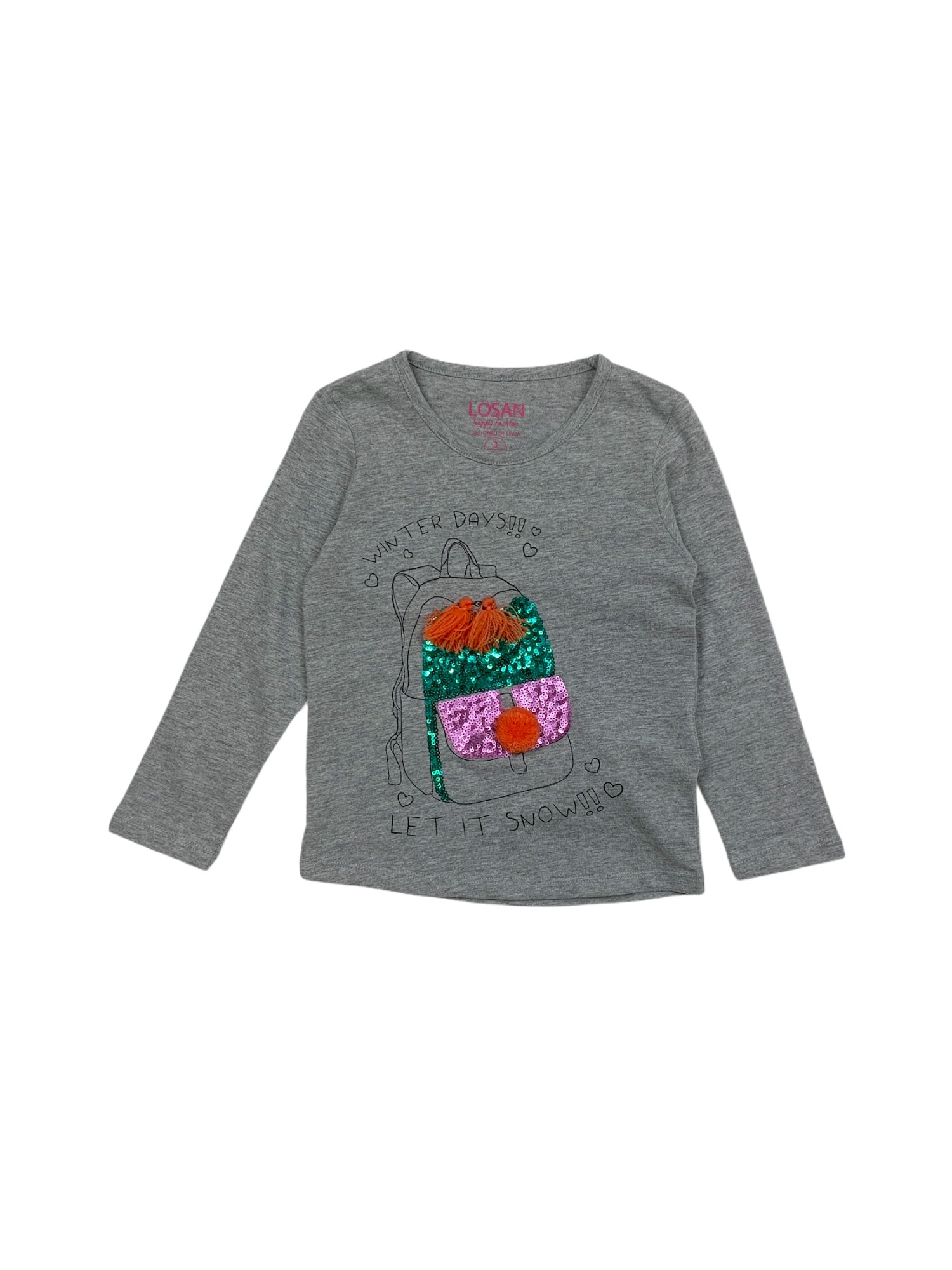 T-shirt Grigio Losan