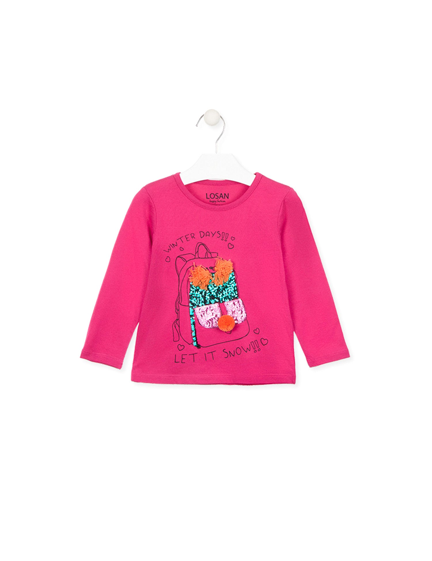 T-shirt Fucsia Losan