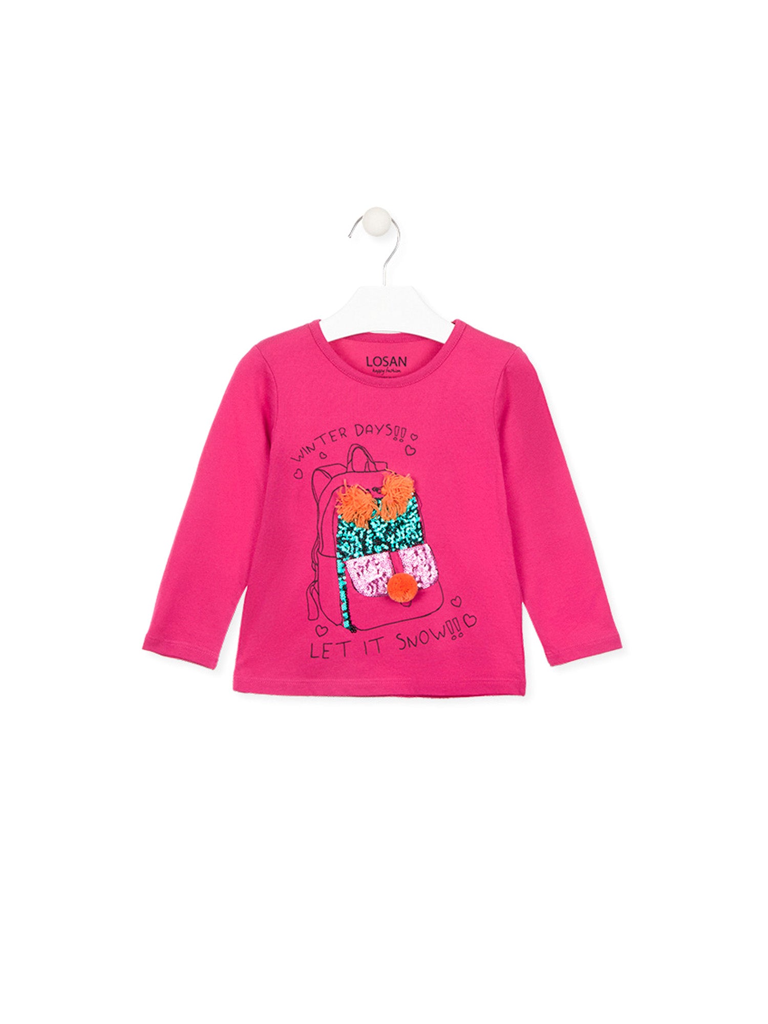 T-shirt Fucsia Losan