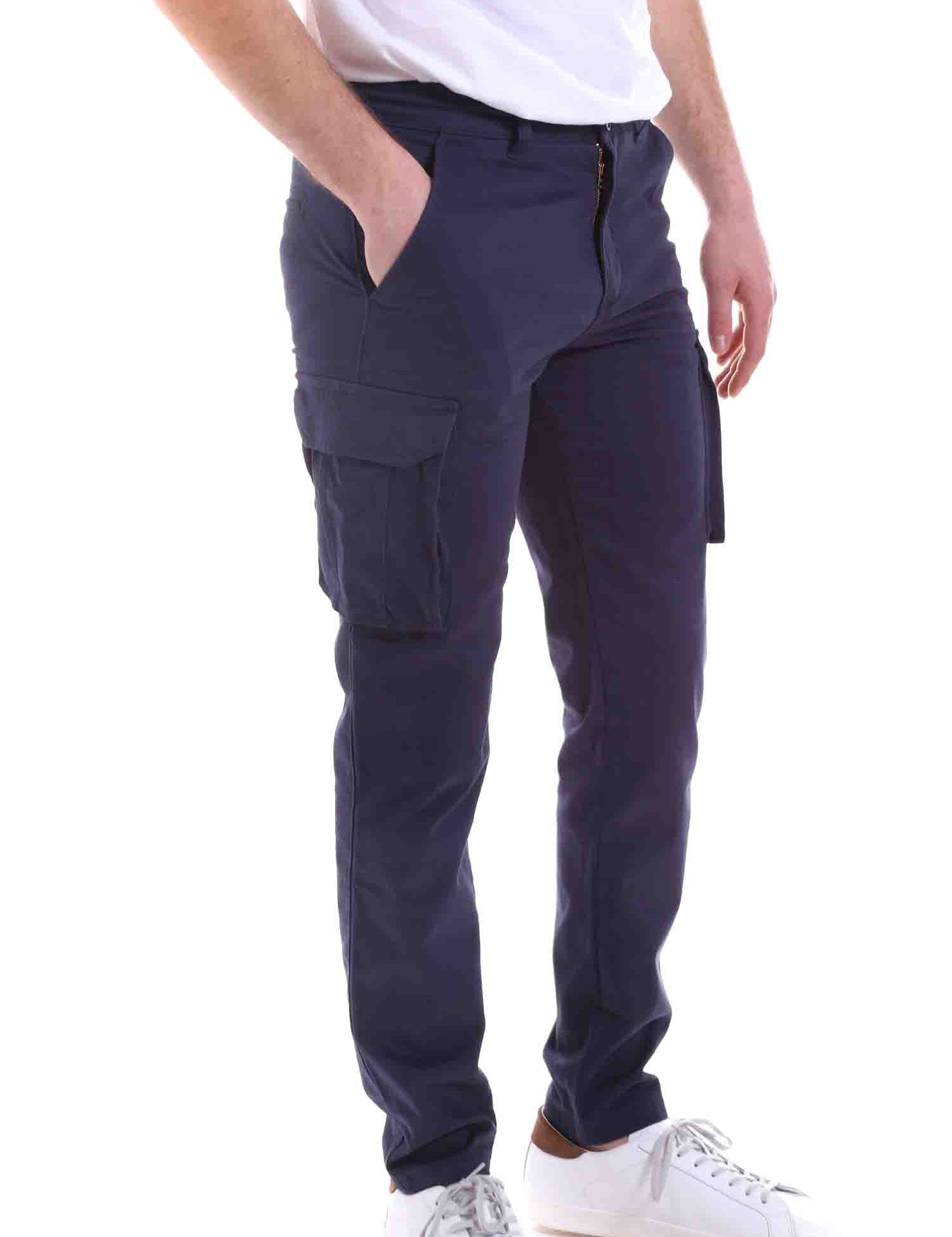 Pantaloni Blu Lumberjack