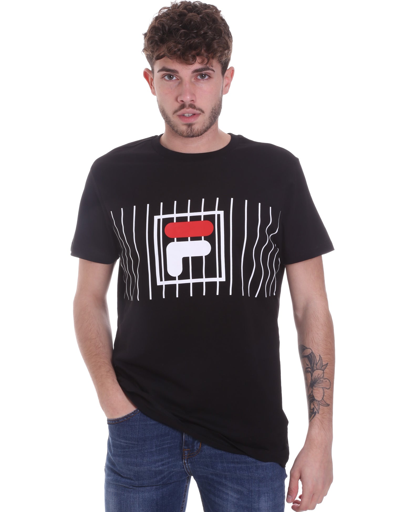 T-shirt Nero Fila