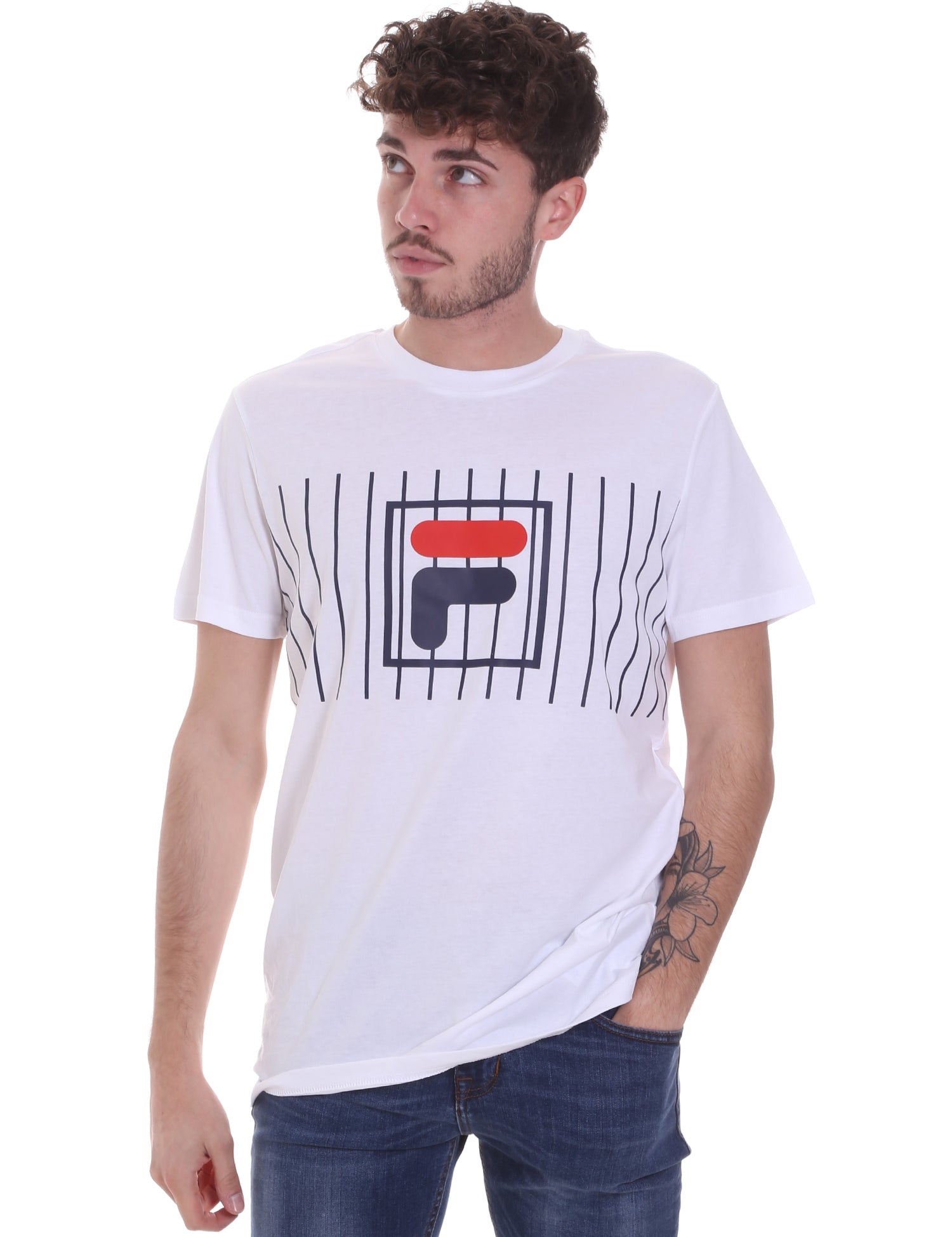 T-shirt Bianco Fila