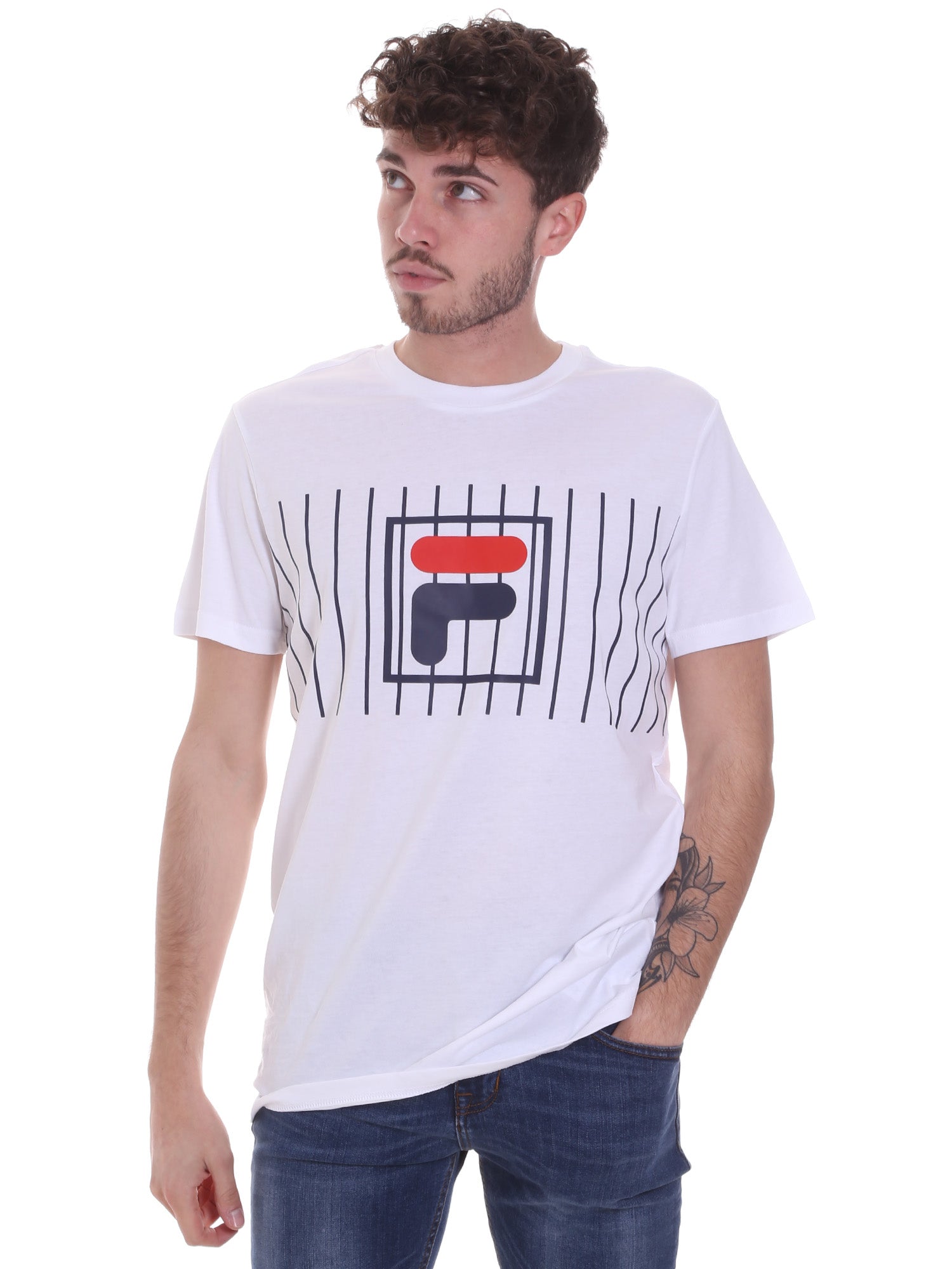 T-shirt Bianco Fila