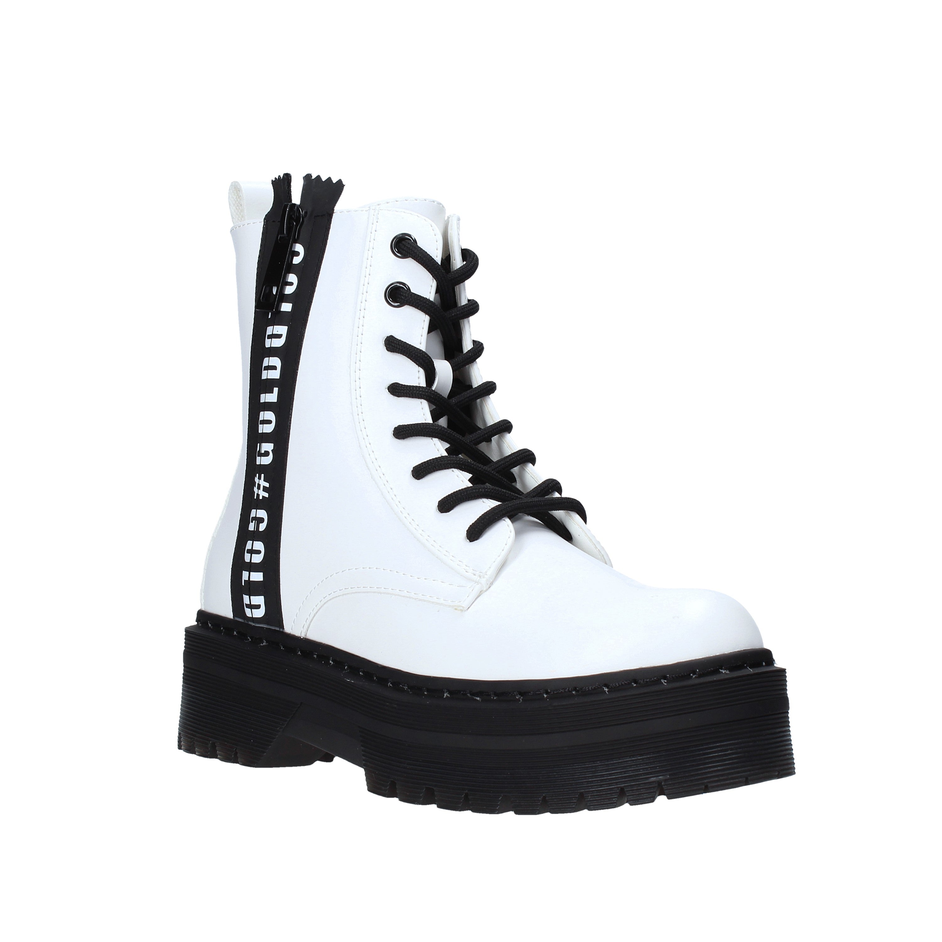 Anfibi Bianco Gold&gold