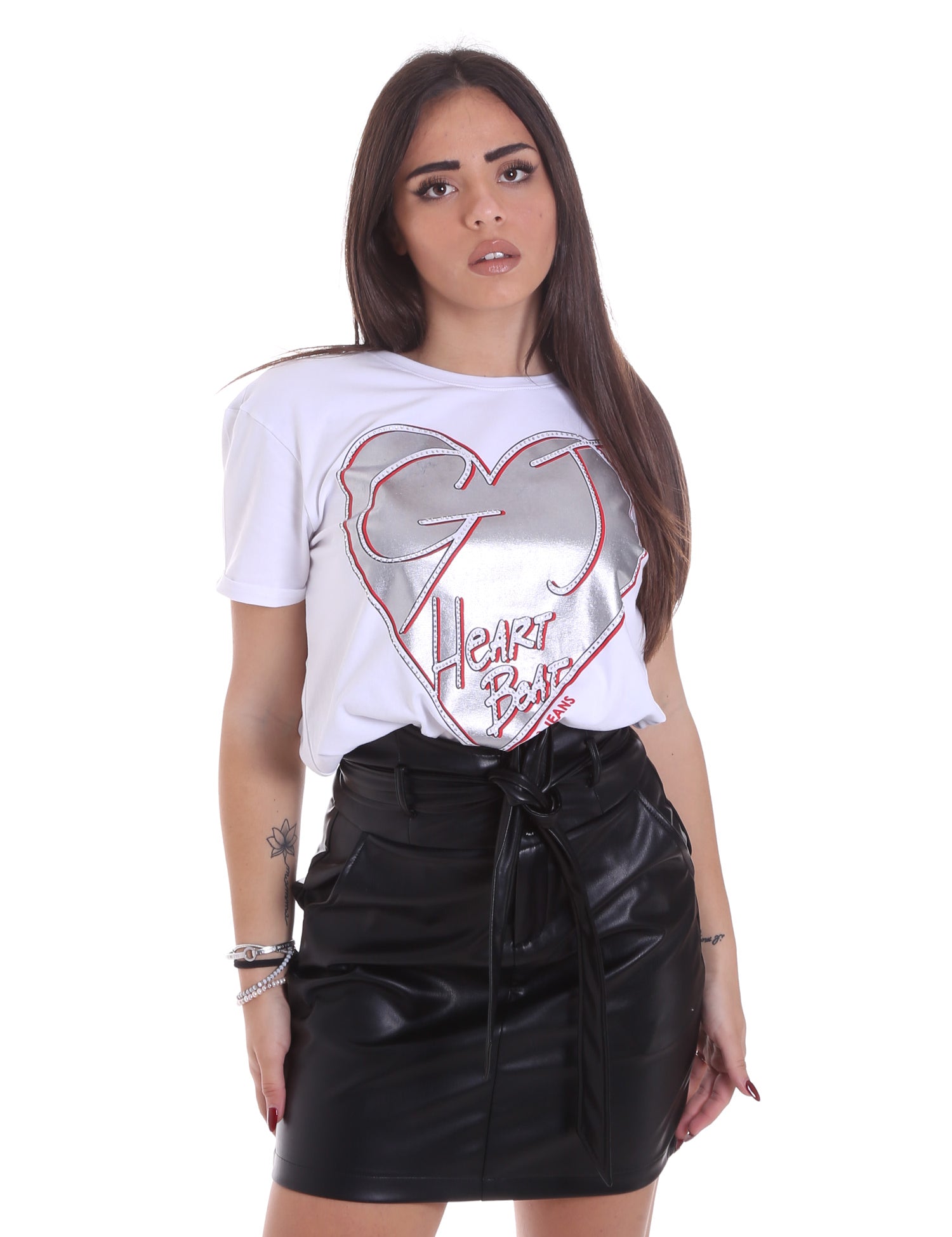 T-shirt Bianco Gaudi Jeans