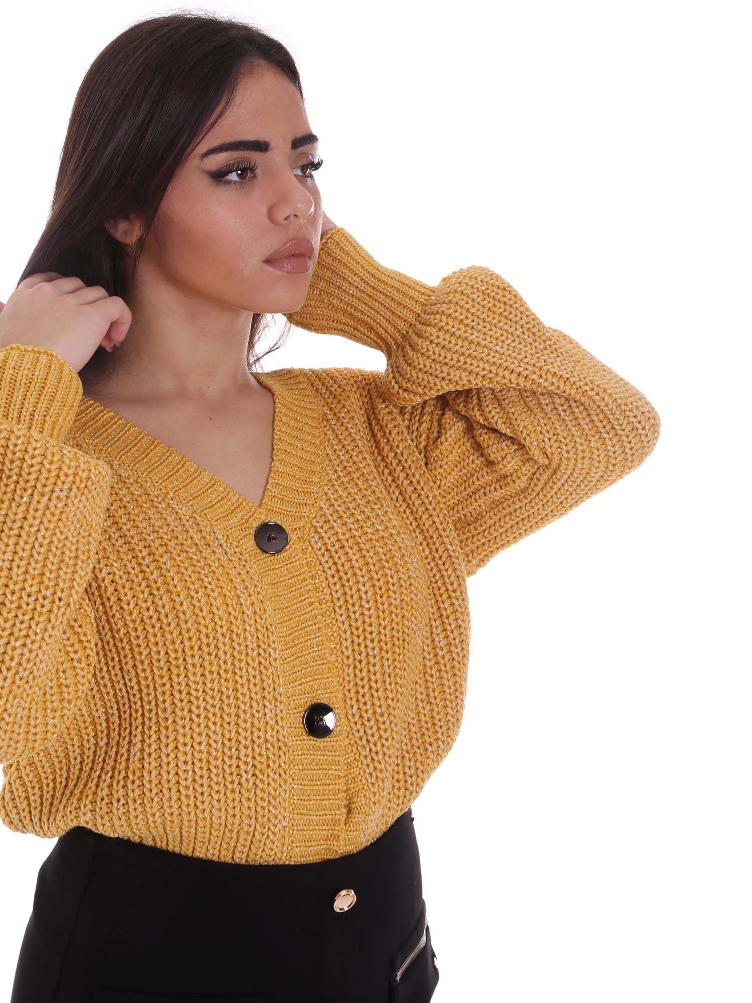 Cardigan Giallo Gaudi Jeans