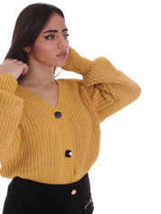 Cardigan Giallo Gaudi Jeans