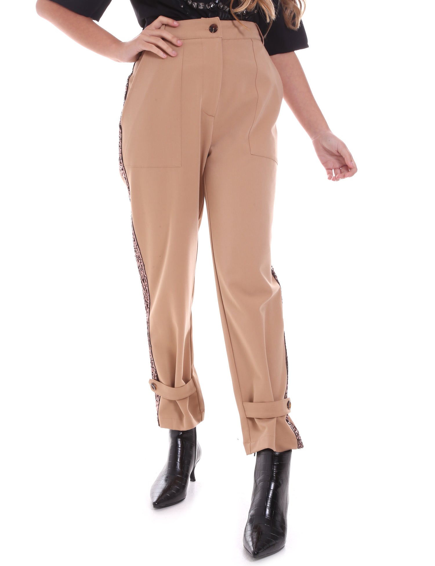 Pantaloni Beige Gaudi