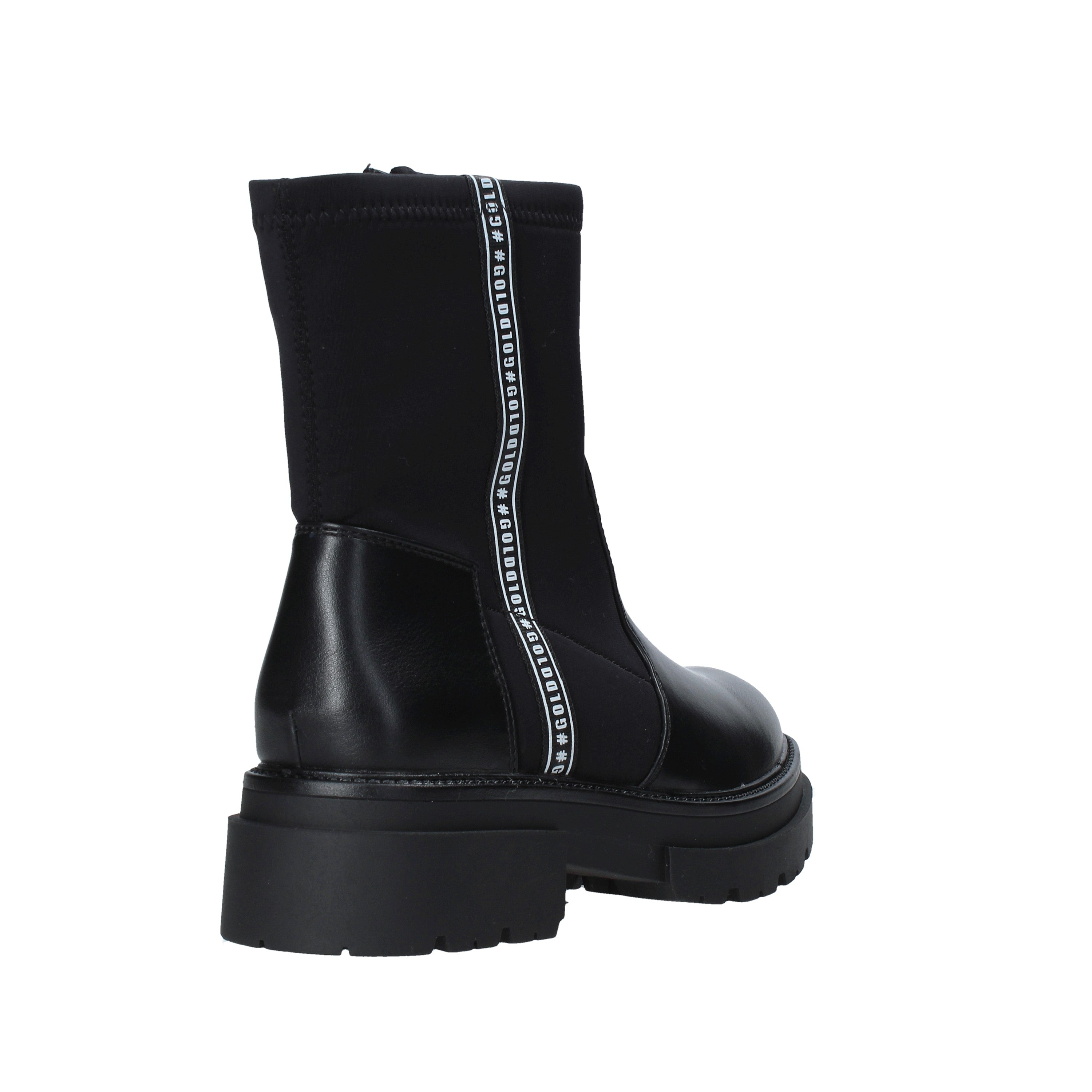 Stivaletti Nero Gold&gold