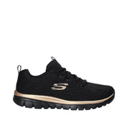 Scarpe da ginnastica Nero Oro Skechers