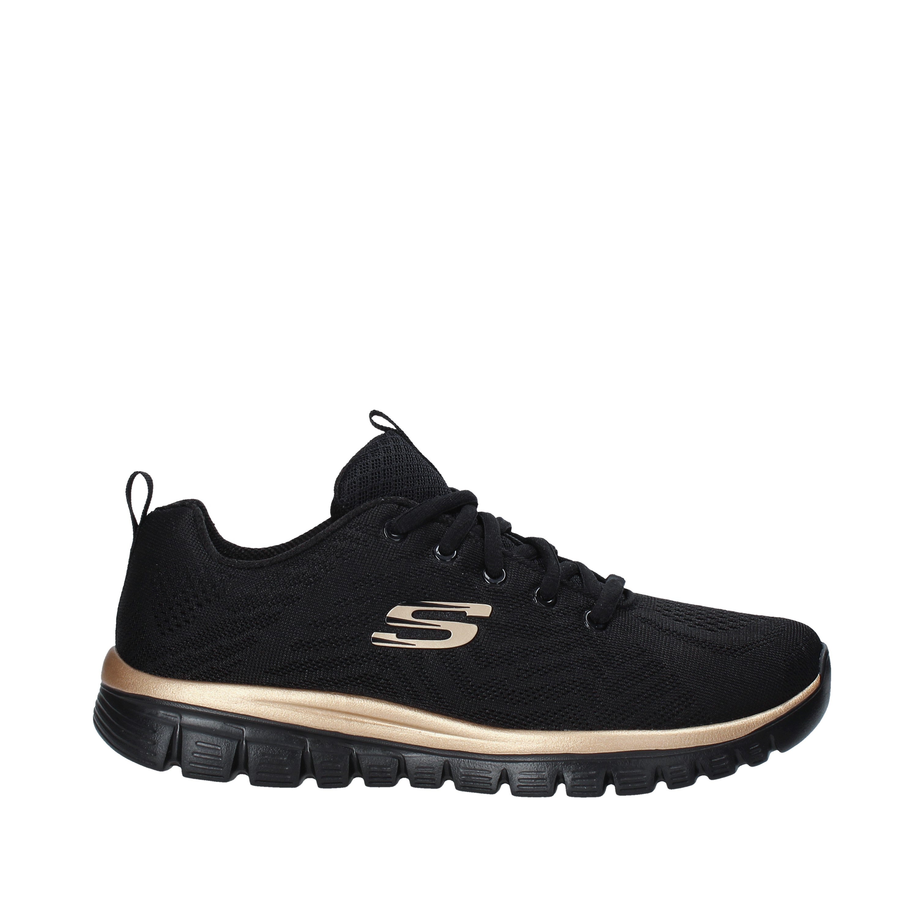 Scarpe da ginnastica Nero Oro Skechers
