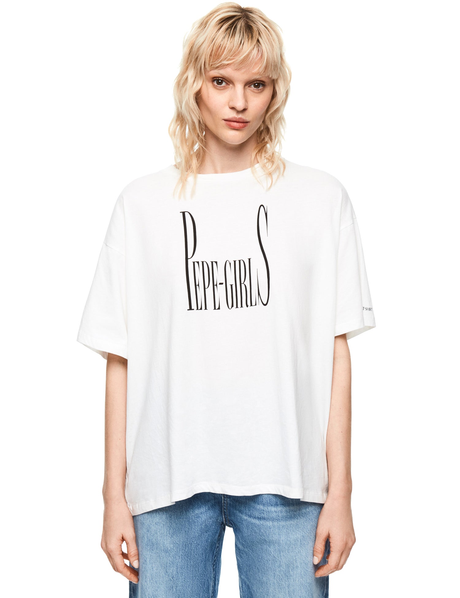 T-shirt Bianco Pepe Jeans