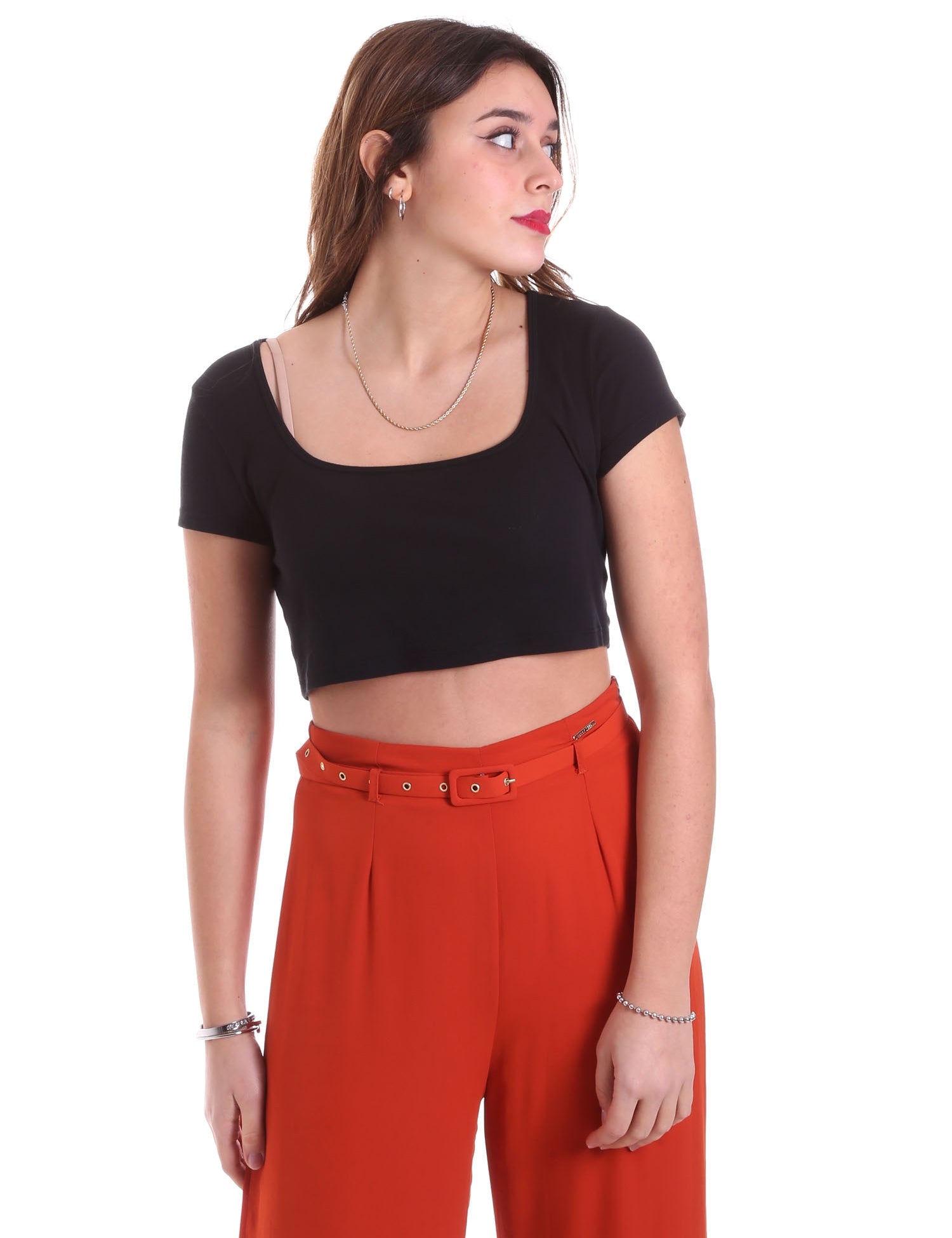 Top e canotte Nero Vicolo