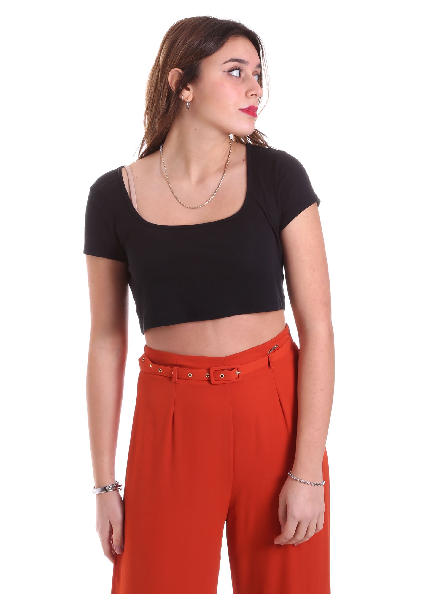 Top e canotte Nero Vicolo