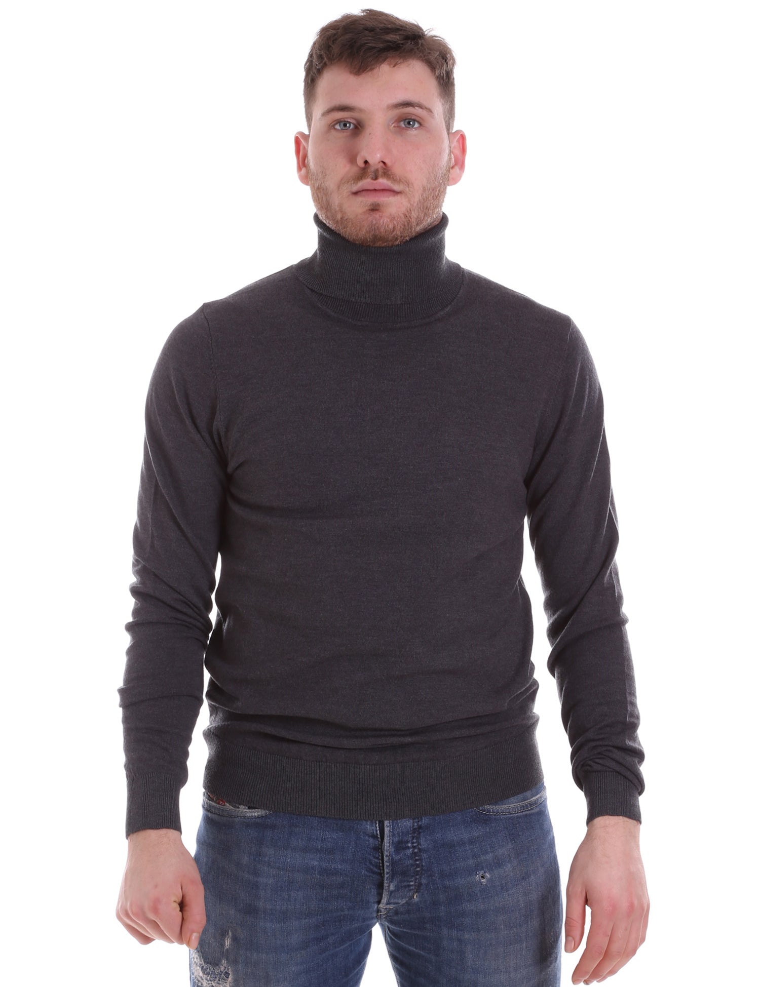 Maglie a collo alto Grigio John Richmond