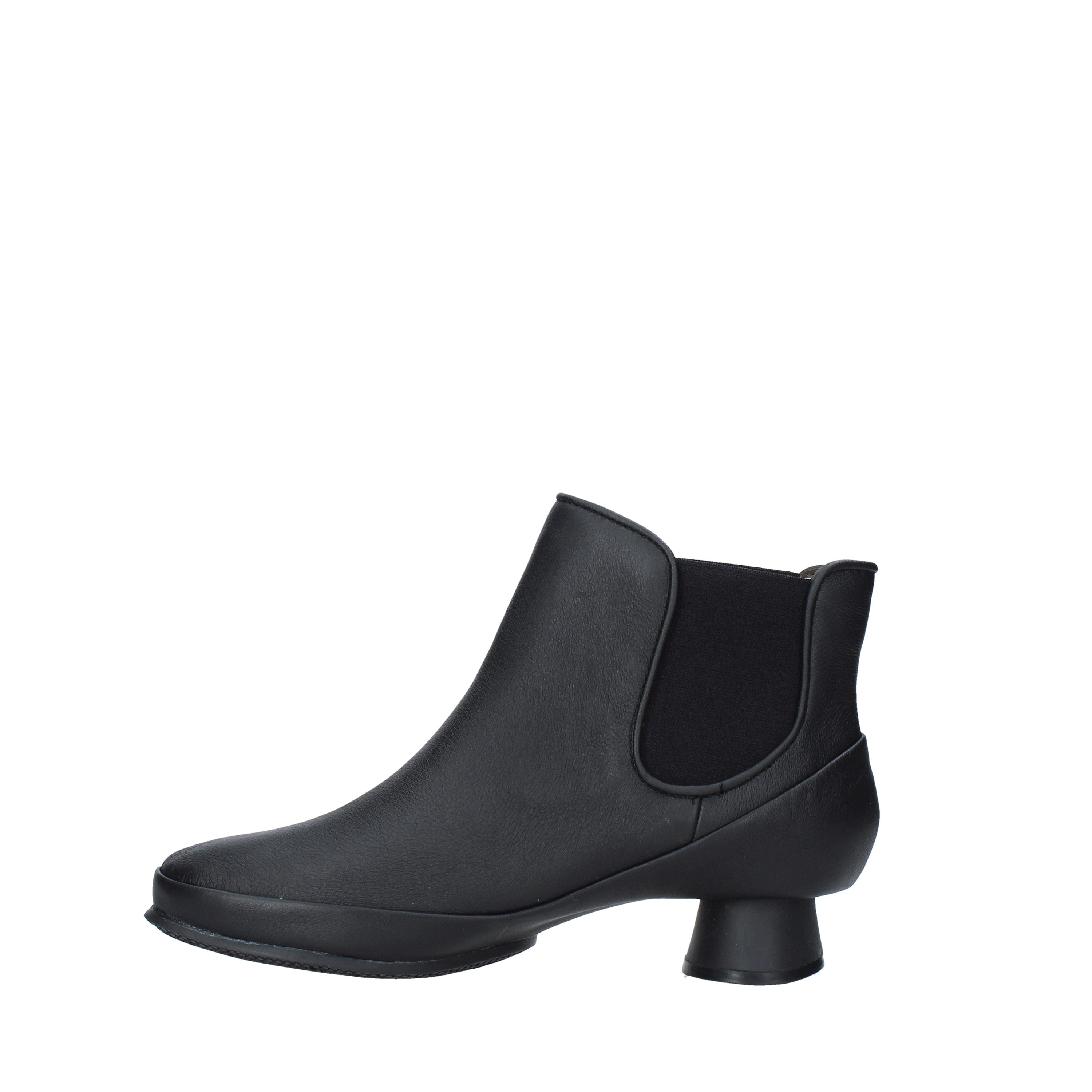 Camper BCN Stringate Donna – Pelle Sostenibile, Suola Platform 6,6cm, Nero, 37
