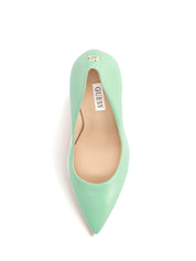 Decolleté Verde Guess