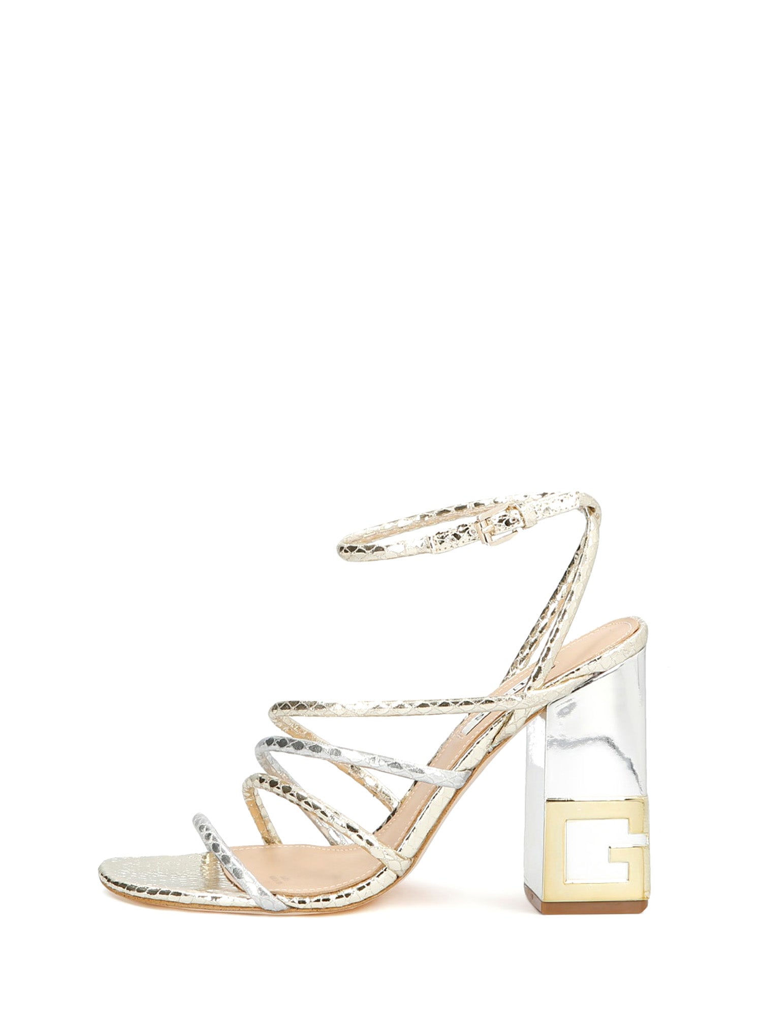 Sandali tacco Dorato Guess
