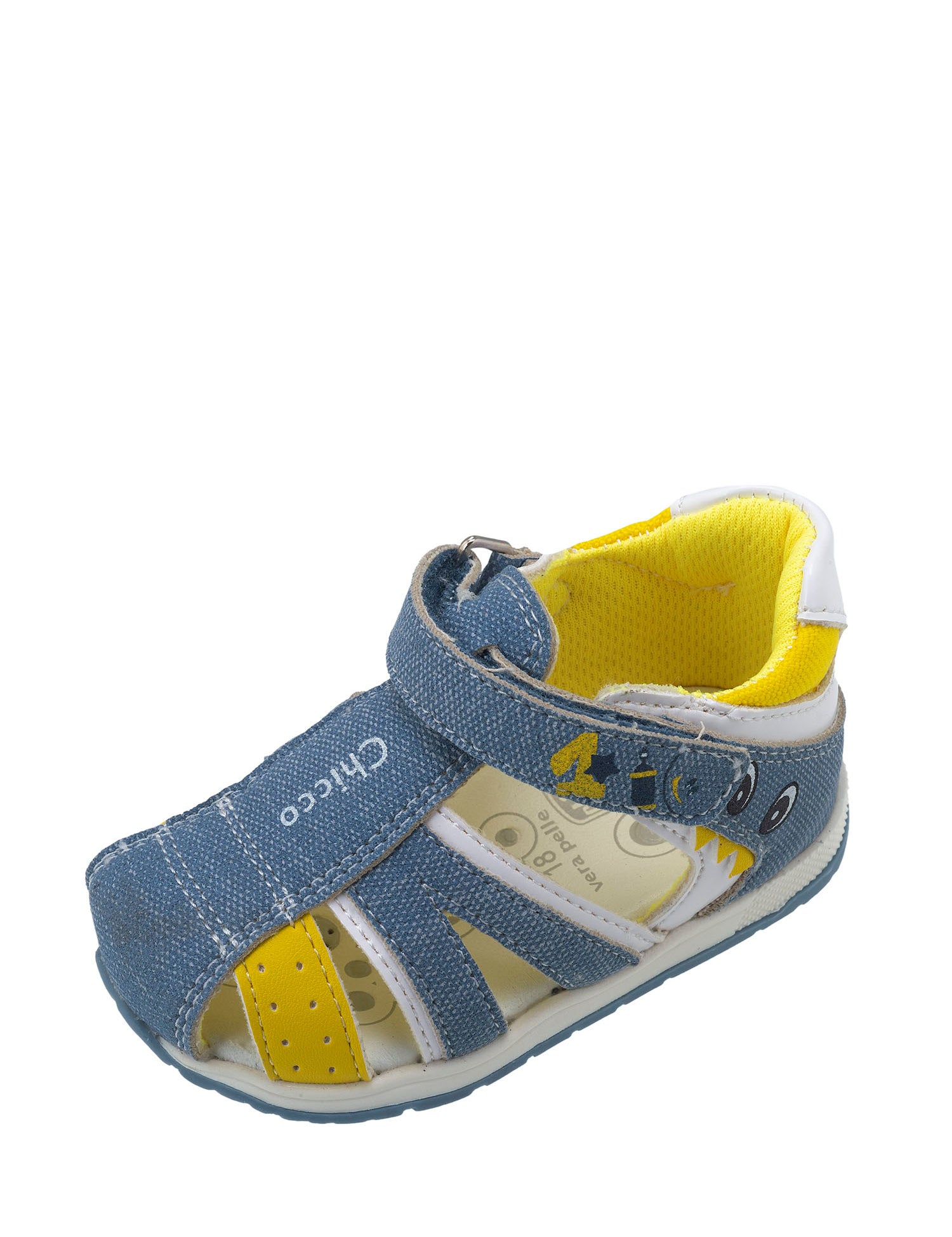 Sandali con strappi Blu Chicco