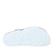 Sandali con strappi Argentato Grunland Junior