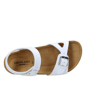 Sandali Bianco Argento Grunland Junior
