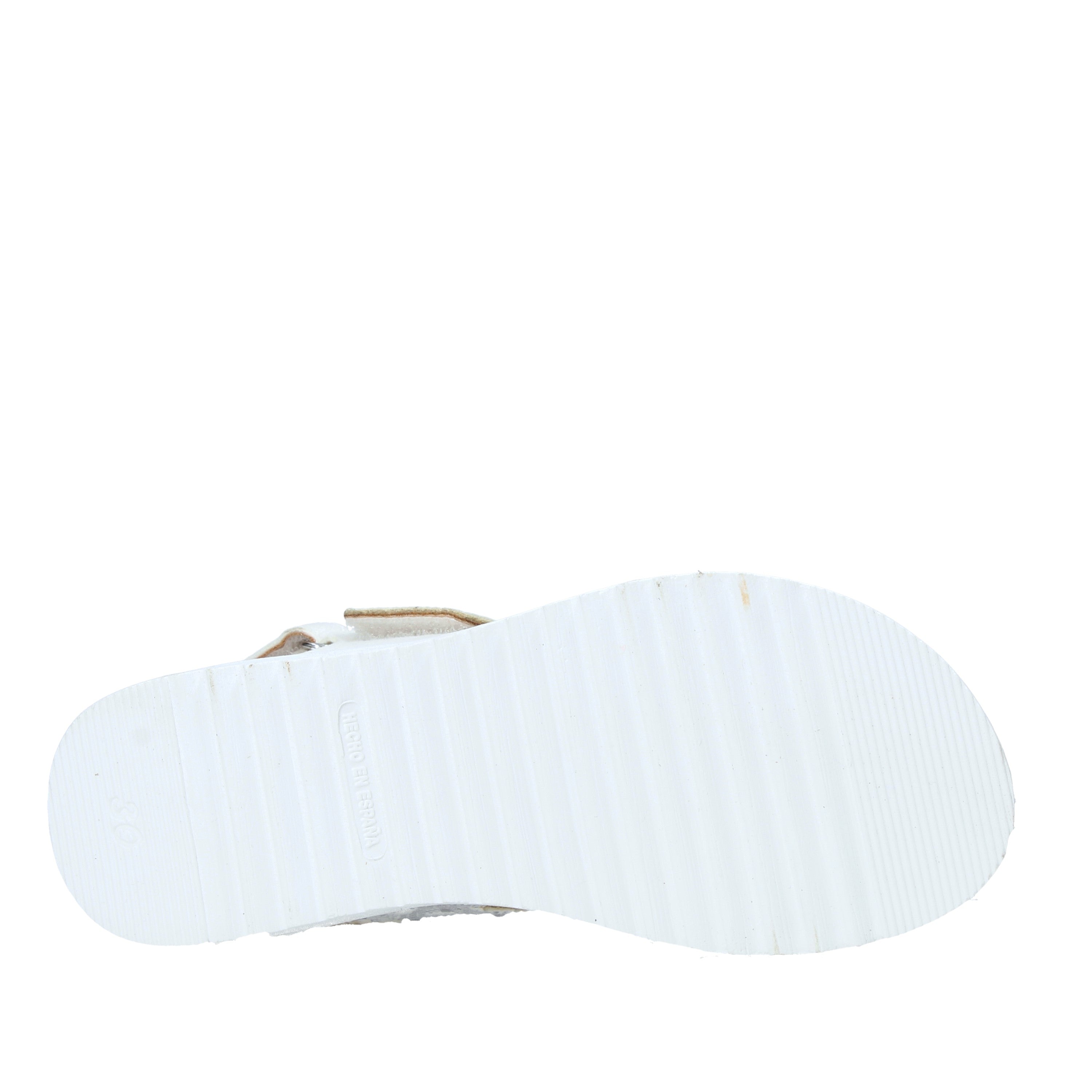 Sandali con strappi Bianco Grunland Junior